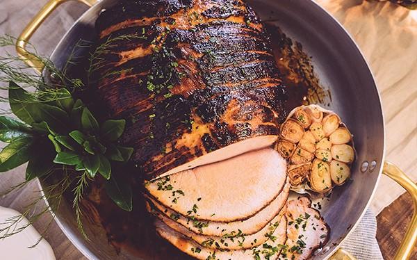 5 recetas de navidad para lucirte: pierna de cerdo adobada